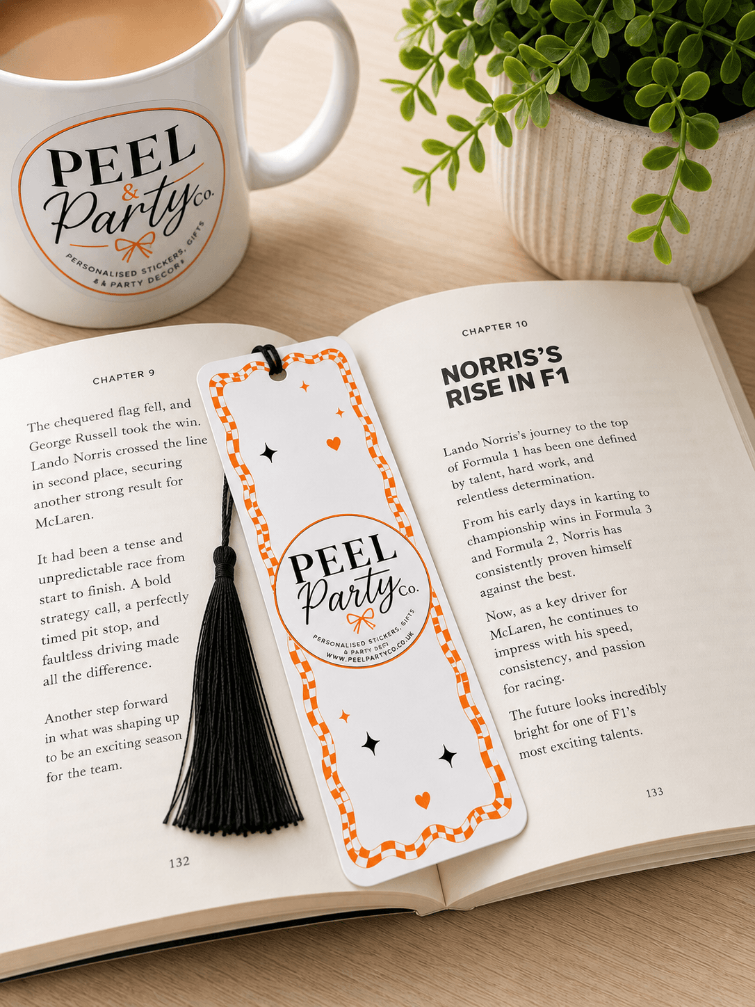 Aluminum Bookmark with Tassel