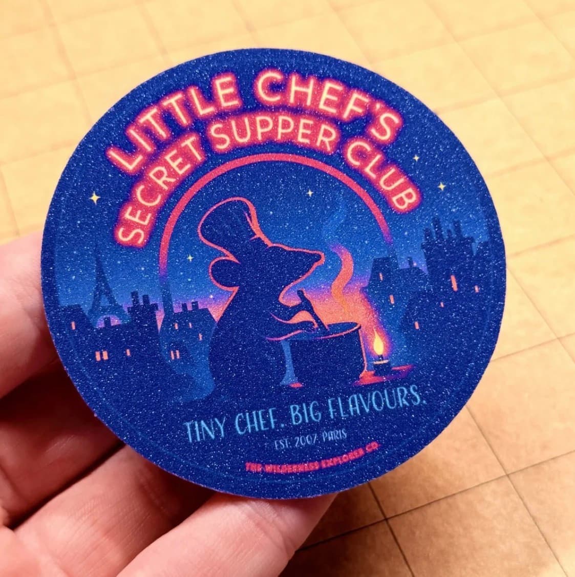 Custom Die Cut Glitter Sticker  3